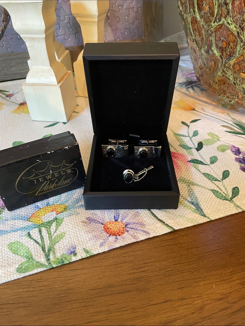 Vintage Park Lane Cufflinks & Tie Clip